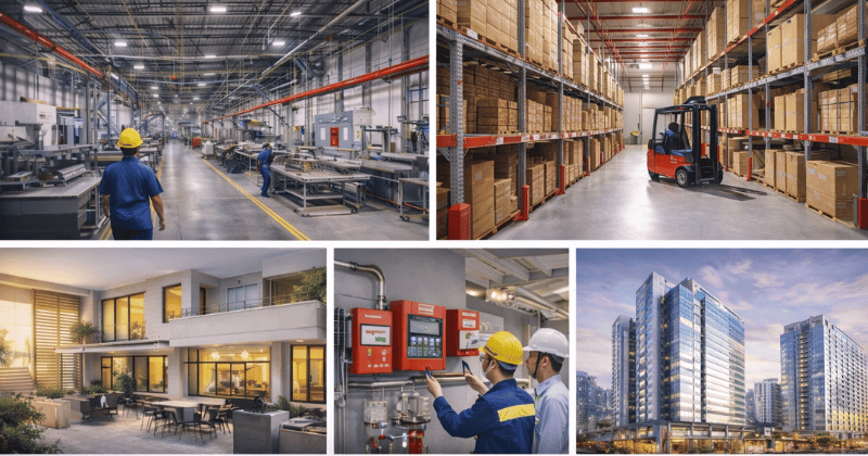 Các loại công trình AZC Triển khai hệ thống PCCC