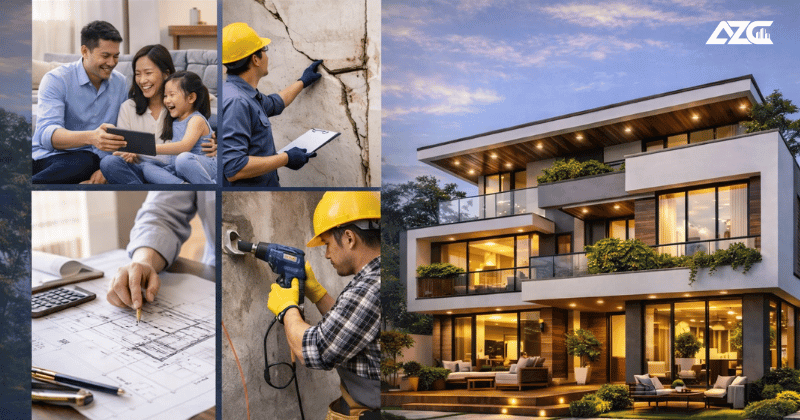 AZC đồng hành xây dựng tổ ấm cho gia đình bạn