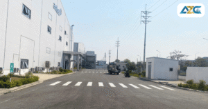 Thi công sơn vạch kẻ đường cho Dự án Công ty TNHH ADTEK MANUFACTURING