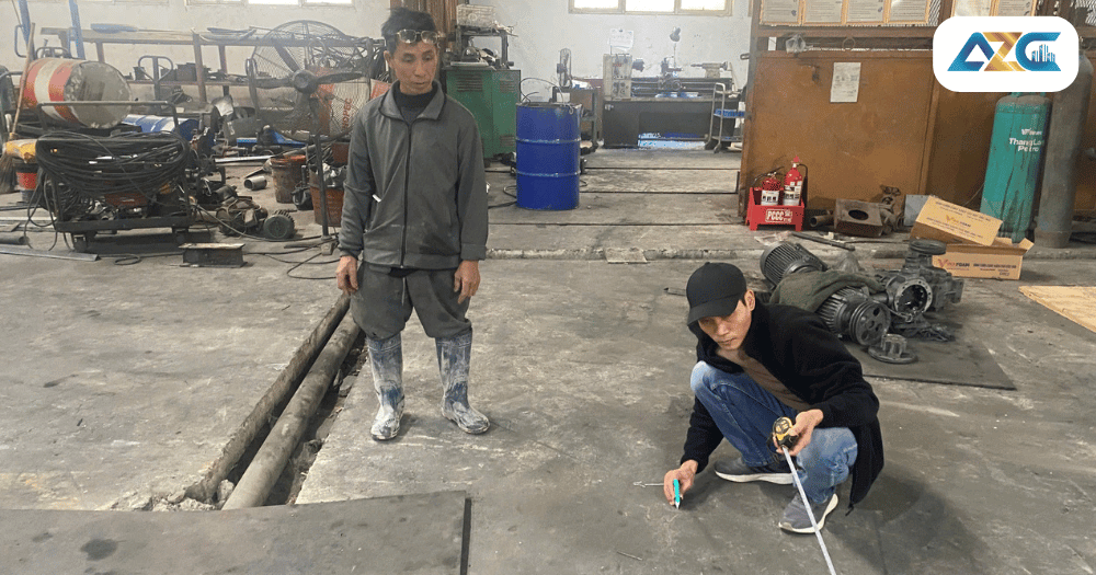 AZC kiểm tra hiện trạng nhà máy KAVIN