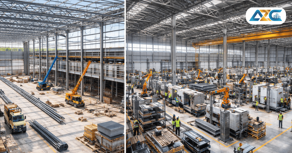 Nhà Xưởng Mở Rộng Hoặc Thay Đổi Công Năng