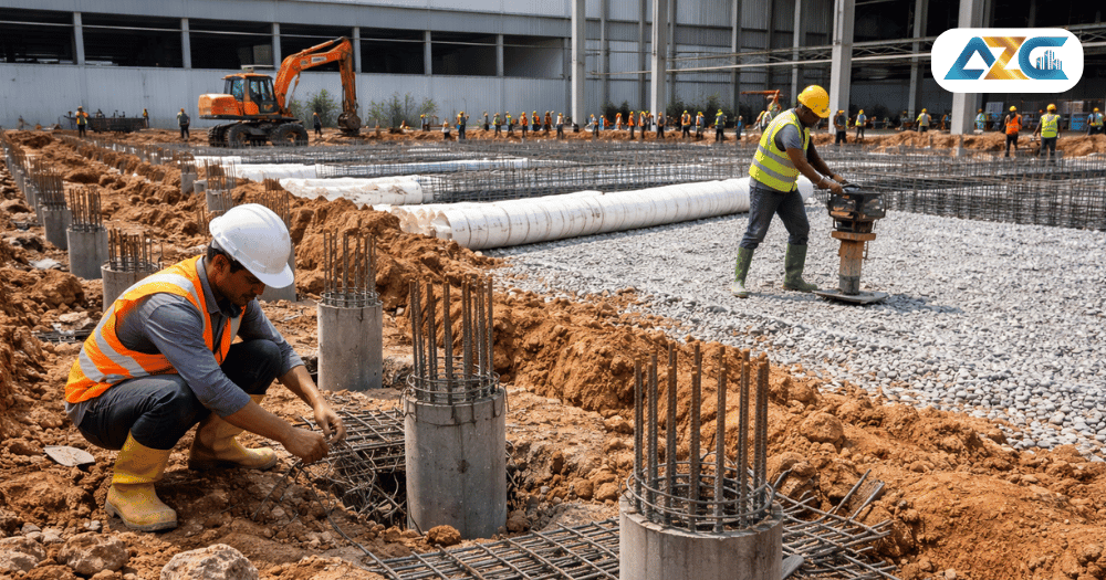 Gia cố nền móng đúng kỹ thuật