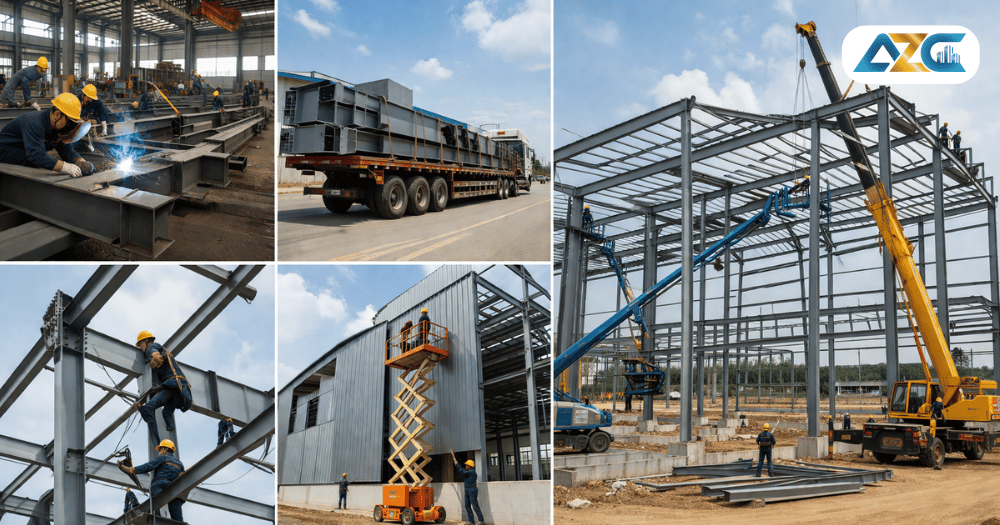 Lắp Dựng Kết Cấu Thép