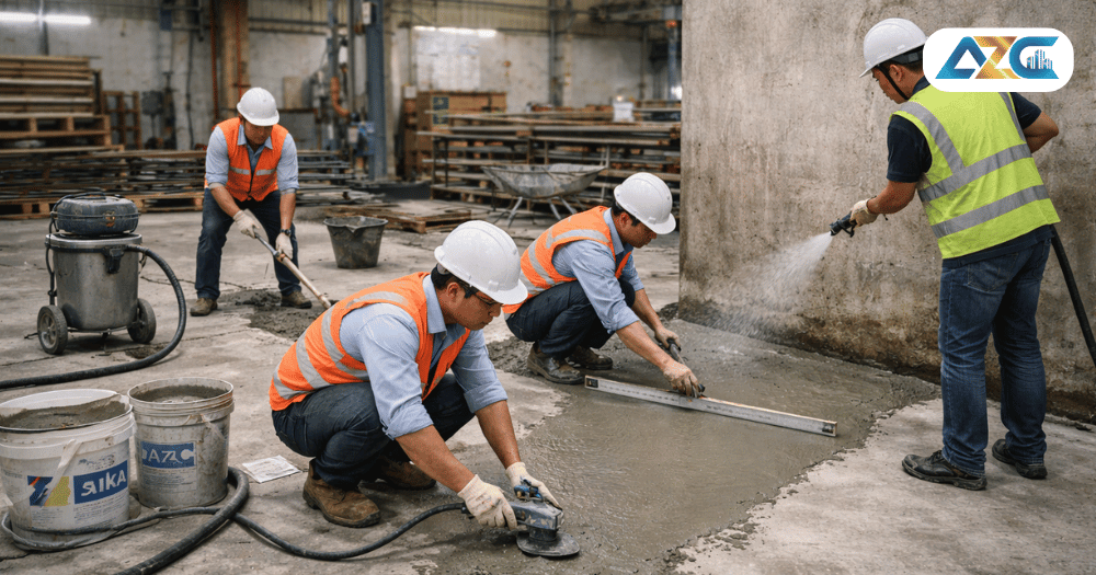 Thi công đúng kỹ thuật và bảo dưỡng đầy đủ