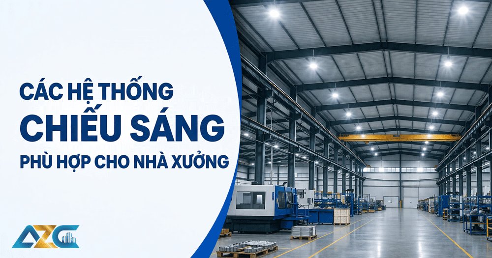 hệ thống chiếu sáng nhà xưởng