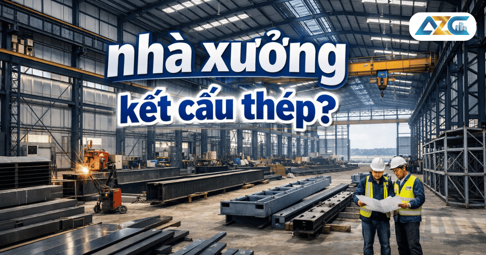 nhà xưởng kết cấu thép